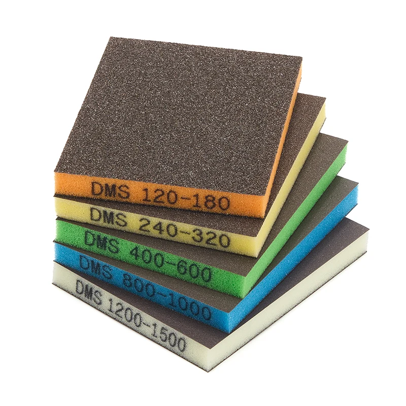 رنگین ڈبل رخا سینڈنگ سپنج